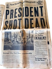 Original Nov. 1963 JFK Assassination Newspaper Collection