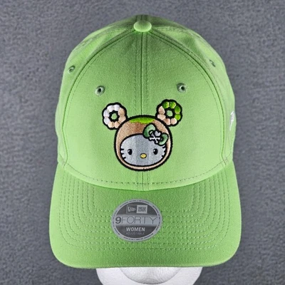 Tokidoki X Hello Kitty Hat Womens Green New Era Matcha‎ Kitty 9Forty New Era Tokidoki x Hello Kitty Hello Hoops Basketball  main image 2