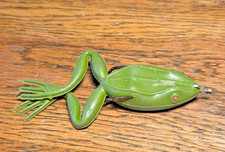 Vintage Snag Proof Rubber Fishing Lure Green ...