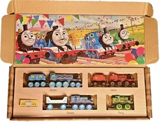 Thomas & Friends Wooden Railway Celebration Engines Set Percy Thomas Gordon Jame