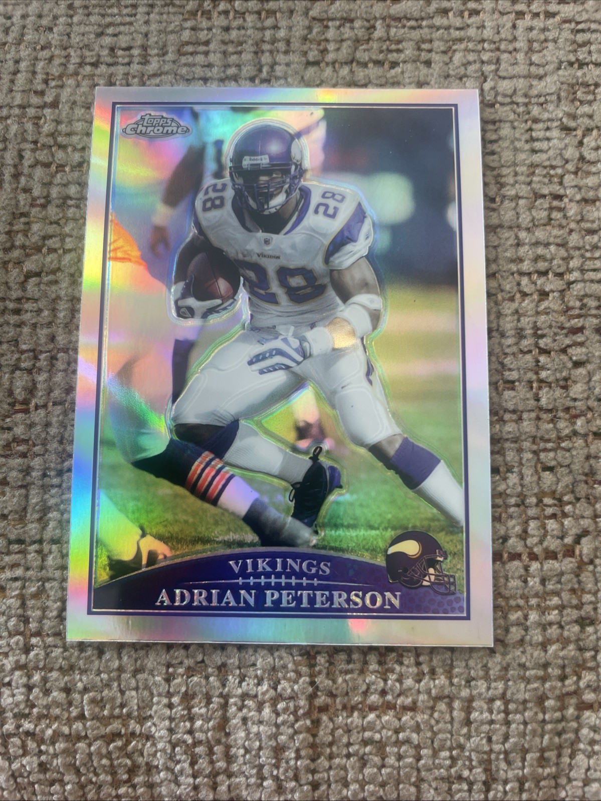Adrian Peterson 2009 Topps Chrome #TC28 Refractors Minnesota Vikings