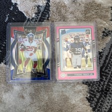 2024 Panini Select Tyrone Tracy Jr. Red/Blue Optic Pink RC