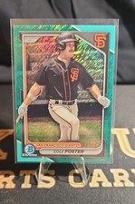 2024 Bowman - Chrome Prospects Cole Foster #BCP-83 Aqua Shimmer Refractor...