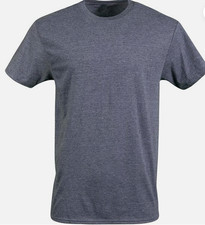 Gildan 18 Pack Bulk GRAY Heavy Cotton Short Sleeve Blank Tee T-Shirts Size L
