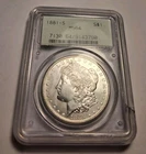 1881-S Morgan Silver Dollar PCGS MS64 OGH Old Green Holder