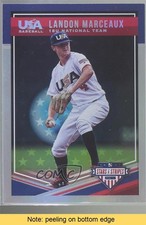 2018 Panini USA Baseball Stars & Stripes 10/10 Landon Marceaux #40 READ 0im