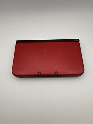 Nintendo 3DS XL - Rot & Schwarz / ohne Stylus & Ladegerät