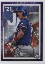 2021 Bowman Platinum Precious Elements Purple 75/250 Josh Jung #PE-22 5sb