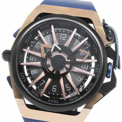 Mazzucato RIM.02-BLCG6 Automatic Mechanical Watch Reversible From Japan
