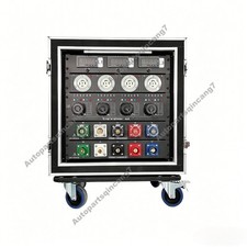 Powercase 30A Twist Lock Outlets Portable Socapex Power 3 Phase Distribution Box