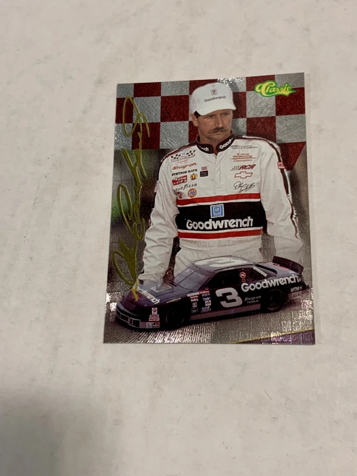 1995 DALE EARNHARDT CLASSICS FINISH LINE #DE3 VINTAGE SHARP CARD! VERY CLEAN! - Image 4 of 4
