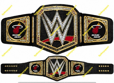 #ad #ad Custom Miami Heat team Basketball Championship Belt Adult Size 2MM Brass $159.99