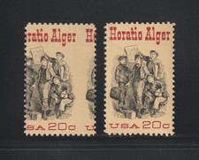 US EFO ERROR Stamps #2010 Horatio Alger, Author: Misperf & normal! MNH