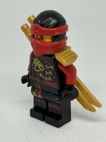 Lego Ninjago Kai Skybound Minifigure With Gold Scabbard Used From Set 70605.