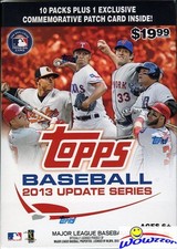 2013 Topps Update Baseball EXCLUSIVE Factory Sealed Blaster Box+PATCH CARD 