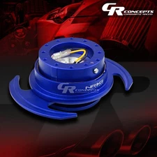 NRG UNIVERSAL STEERING WHEEL LOCK QUICK RELEASE ADAPTOR GEN 3.0 BLUE BODY+RING