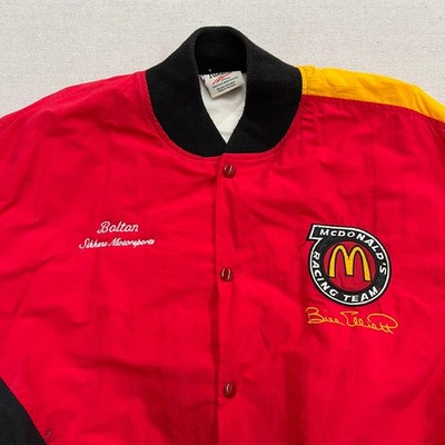 Vintage McDonalds Racing Team Bill Elliott Jacket 94 NASCAR Bomber