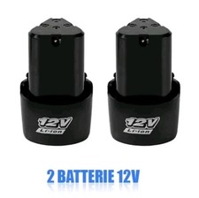 BATTERIA LITIO 12V 1.5AH 76MM 19500RPM PER MINI FLEX TRAPANO LUCIDATRICE 2 PEZZI