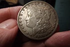 1894-O Morgan Silver Dollar Original XF Coin with gun metal toning GREAT DATE