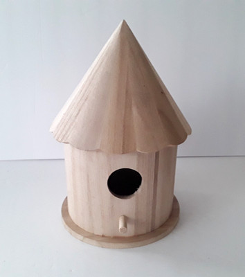 Small Bird Cage Wood 9'' Inches