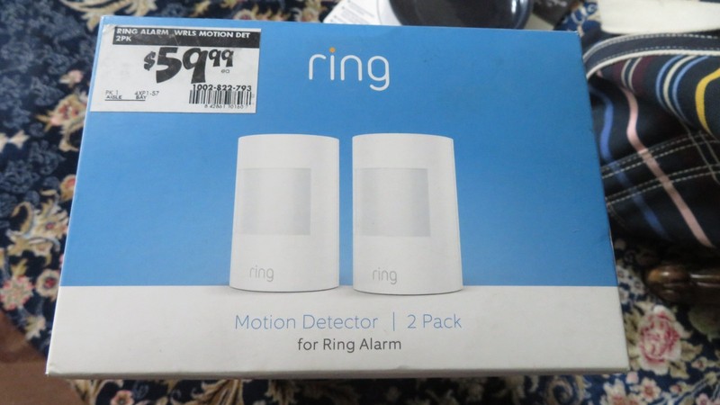 BRAND NEW -Ring Alarm Motion Sensors Detectors White for Ring Alarm - 2 Pack Set