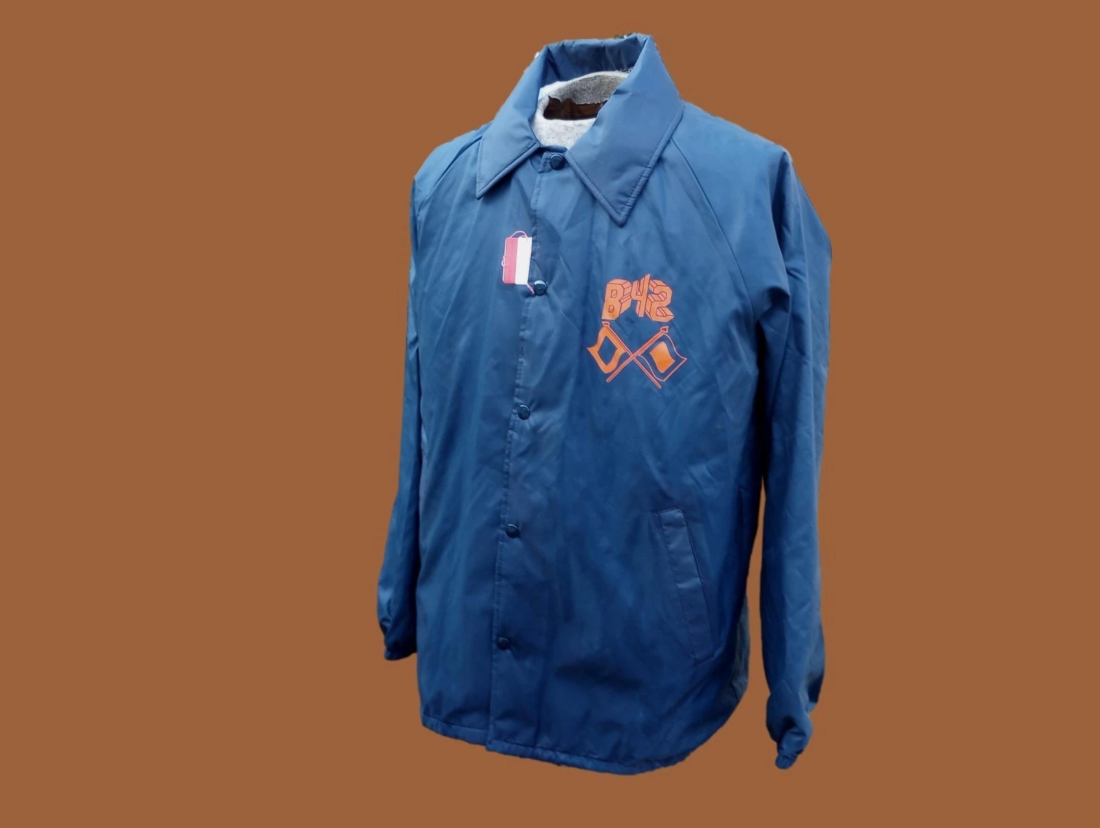 B42 BOMBER VINTAGE MILITARY JACKET THE WARM UP WIND BREAKER LINED USA MADE NOS