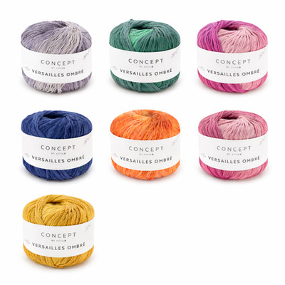 Katia - VERSAILLES OMBRÉ - Garn - 50g - LL 100m - Frühjahr/Sommer - (9,00/100g)