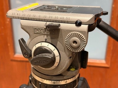 Cartoni Gamma Video Tripod,  FLUID HEAD, MID LEVEL SPREADER, HARD CASE