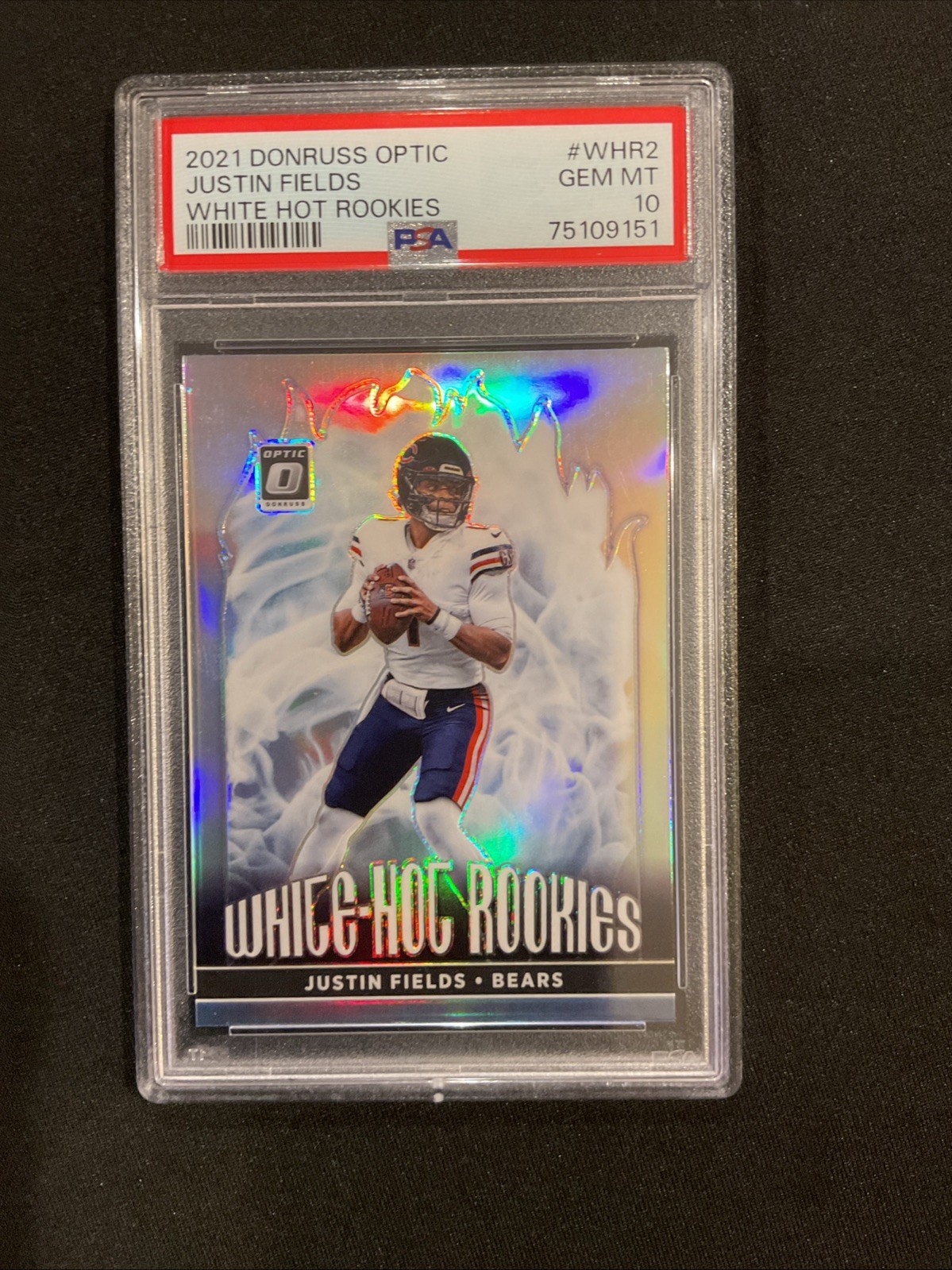 2021 Panini Donruss Optic - White Hot Rookies Justin Fields #WHR-2 (RC)