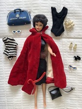 RARE Original Barbie 1958 and Ken 1960 Travel Case Clothing/Accessories
