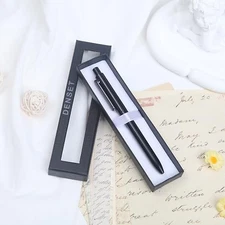 Premium Ballpoint Pen, Black, 1-Pack with Elegant Gift Box Packaging(0.7mm) 