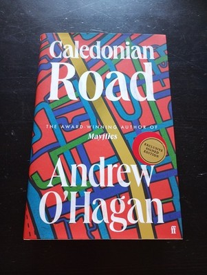 Andrew O'Hagan Caledonian Road Signed First Edition Hardback Waterstones Red
