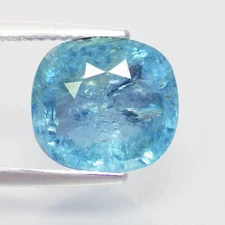 4.85 Cts ASTONISHING OVAL SHAPE (10 x 10 mm) BRAZILIAN BLUE AQUAMARINE GEMSTONES