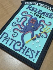 5.11 TACTICAL *** COLLECTOR’S PATCH *** PURPLE KRAKEN MORALE PATCH~ AWESOME!!!