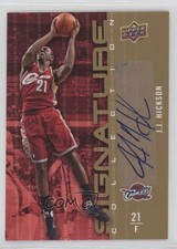 2009-10 Upper Deck Signature Collection JJ Hickson #44 Auto l8x