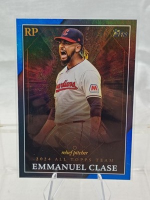 2025 Topps Series 1 - 2024 All Topps Team Emmanuel Clase #ATT-4 Blue Foil /150