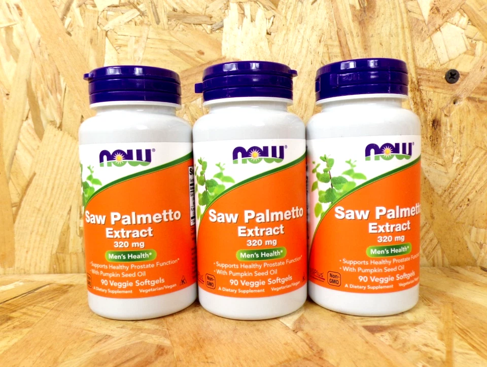 Extrait de Palmier Nain 90 Sgels 320 MG par Now Foods
