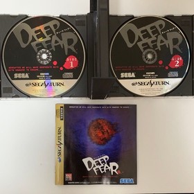 SEGA SATURN SS DEEP FEAR Japanese Horror Video Game Tested with Manual USED