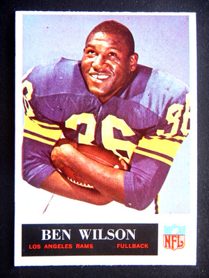 Ben Wilson #97 Philadelphia 1965 Football Card (Los Angeles Rams)*