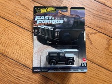Hot Wheels Premium Fast & Furious 5/5 Land Rover Defender 90 Black