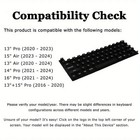 Laptop Keyboard Cover Silicone Long Nails Manicure Protector Key Caps
