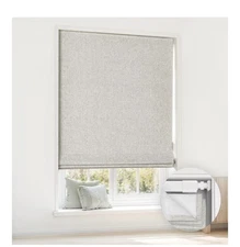 LazBlinds Cordless Cellular Shades, No Tools No Drill Blackout, 44" W x 64" H