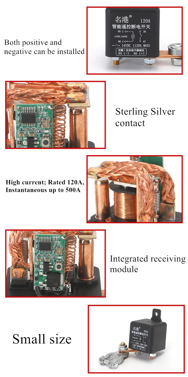 Car Battery Disconnect Cut Off Isolator Switches Wireless Remote Control 12V USA