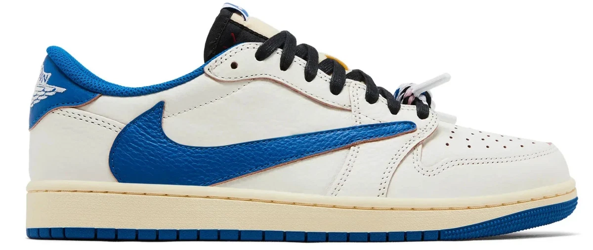 Fragment Design x Travis Scott x Air Jordan 1 Retro OG SP Low Sail