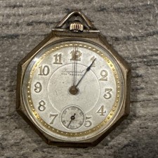 Art Deco 1925 Elgin 303 12s 7j Movement Imperial Case Watch 10K Gold Filled