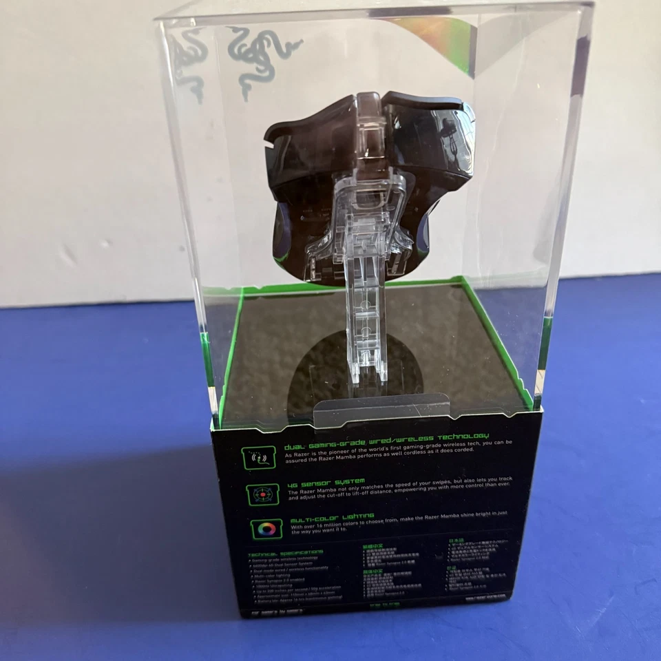 NEW SEALED Razer Mamba 2012 4G Wireless Optical Gaming Mouse With Charging Dock - Image 4 of 4