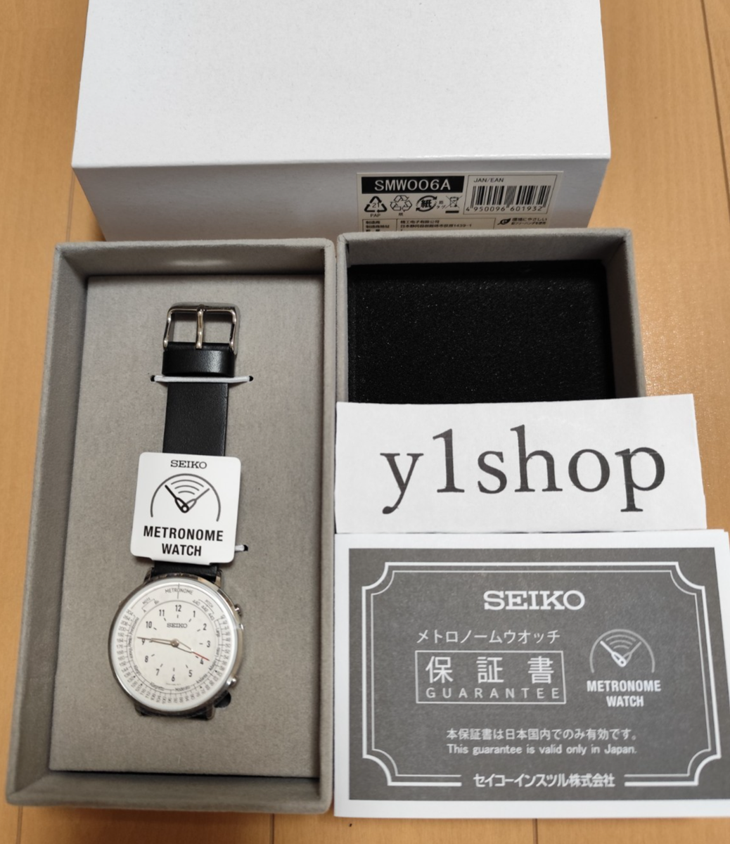 SEIKO Metronome Watch SMW006A Standard Line Monotone Quartz Japan セイコーメトロノームウォッチsmw006a