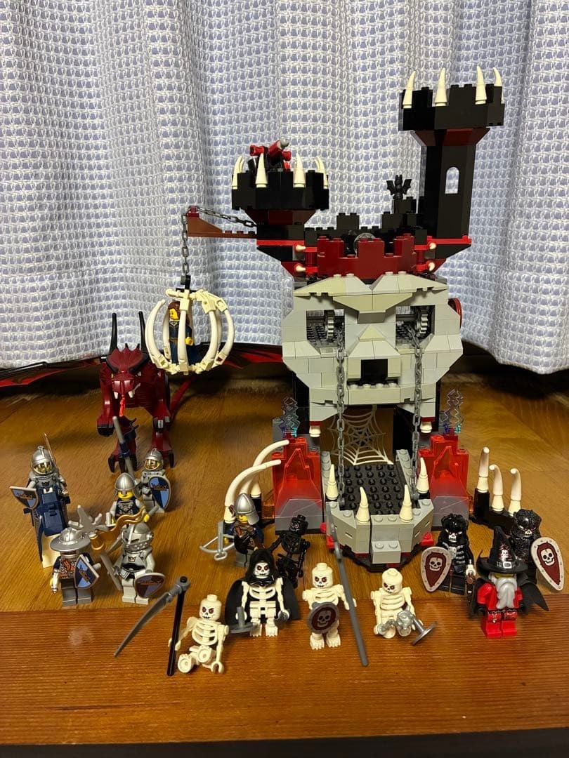 LEGO Castle Fantasy Era Skeleton Tower 7093 In 2007 Used Retired W/Manual As Is