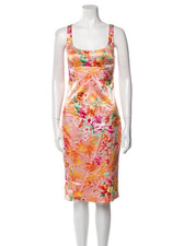 D&GFloral Print Knee-Length Dress