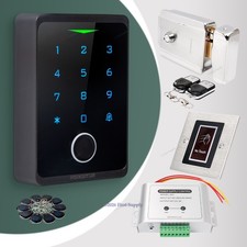 HOMSECUR Weatherproof IP66 APP WIFI Fingerprint PIN Access Control Touch Keypad